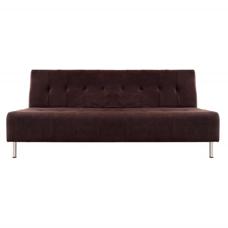 SOFA MARKET - Sofa Cama Master 3 Puestos Tela Cafe