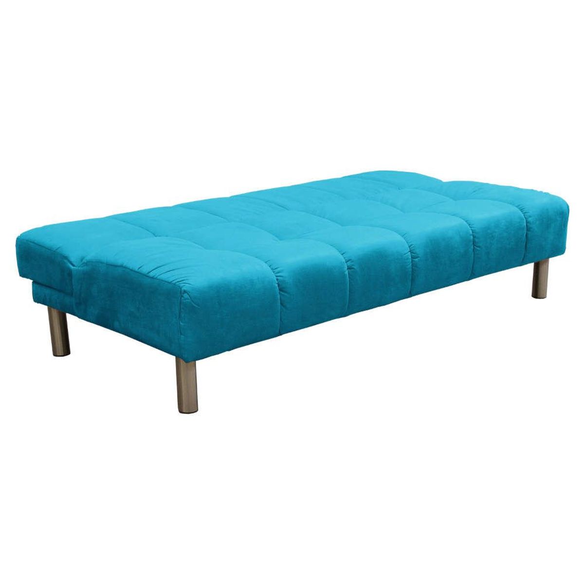 SOFA MARKET - Sofa Cama Royal 3 Puestos Tela Azul