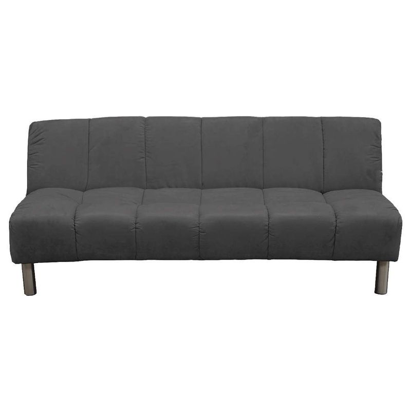 SOFA MARKET - Sofa Cama Royal 3 Puestos Tela Gris