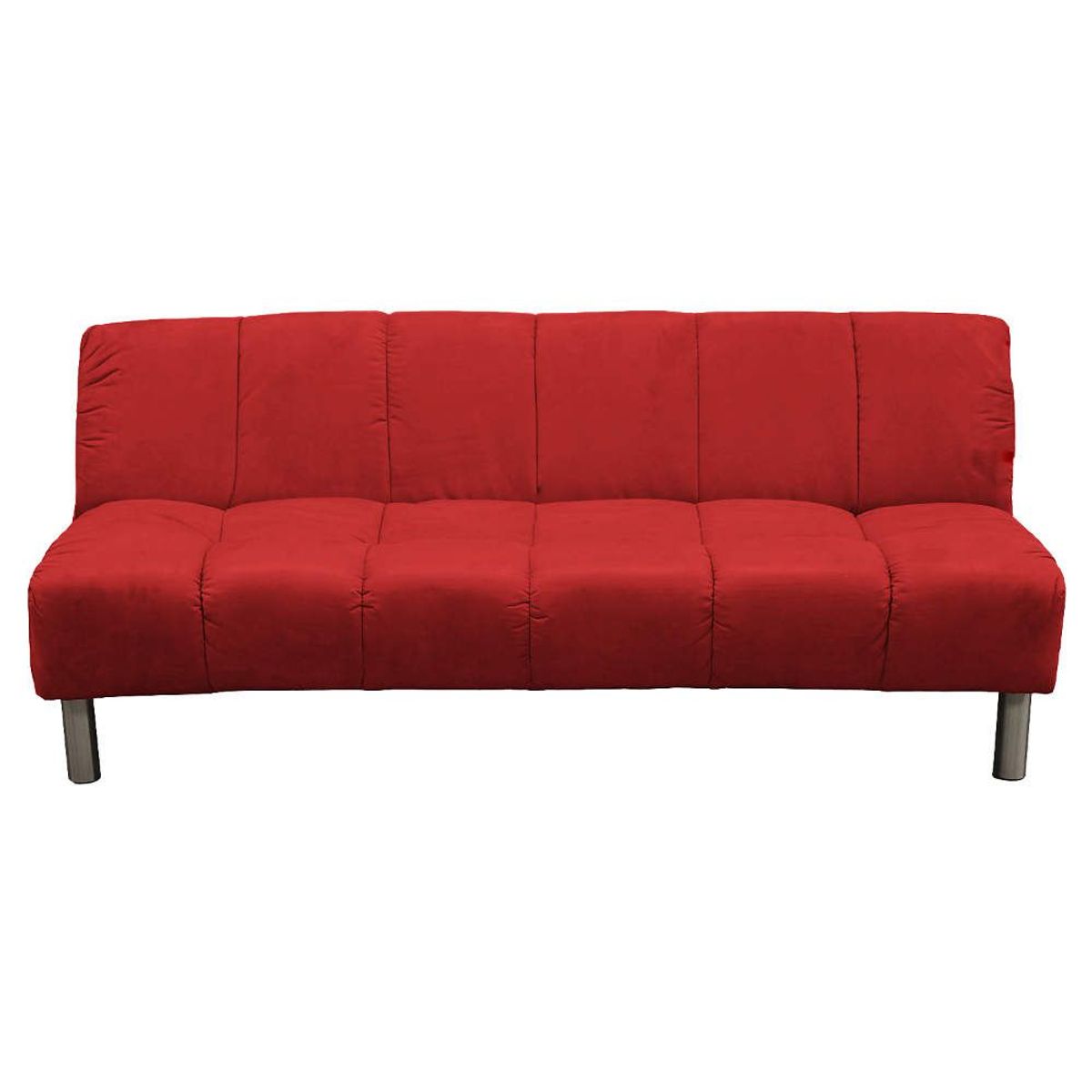 SOFA MARKET - Sofa Cama Royal 3 Puestos Tela Rojo