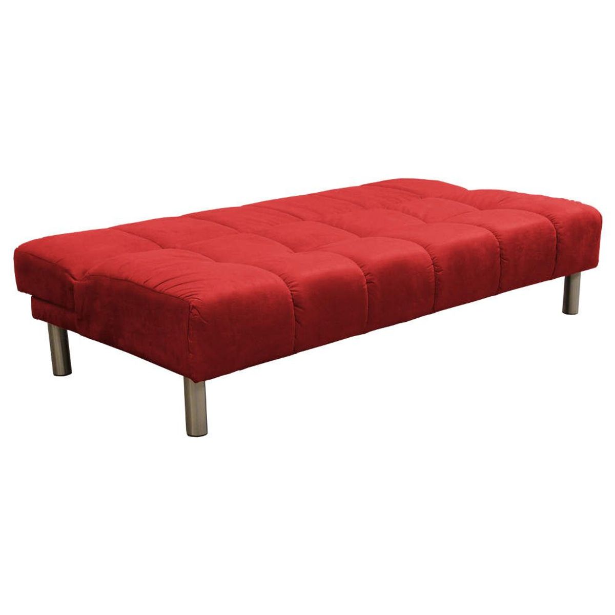 SOFA MARKET - Sofa Cama Royal 3 Puestos Tela Rojo