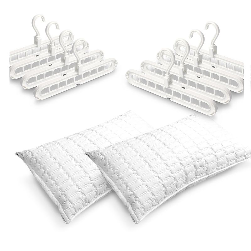 ENERGY PLUS - Combo: 2 Almohadas ultrasonido + 8 ganchos Ahorradores