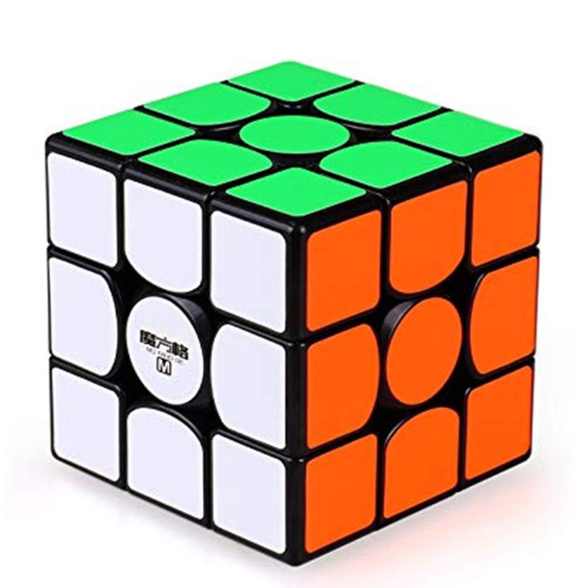 QIYI - Cubo Rubik Speed Cube 3x3 Magnético Stickers QiYi M PRO