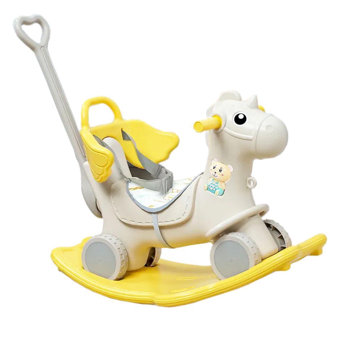 ENFANT'ASY - Caballito mecedor balancín 3 en 1