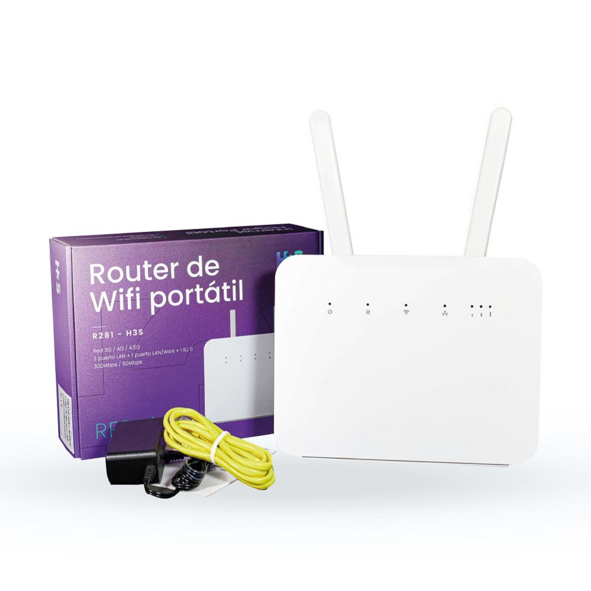 H3S - Módem Portátil H3s 4G/45G  Sim Card Para Wifi Portátil