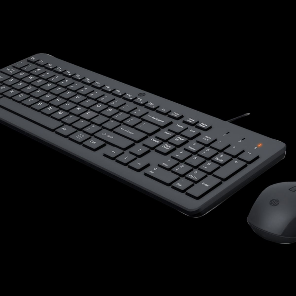 HP - Combo Teclado y Mouse Hp Alámbrico 150 Negro