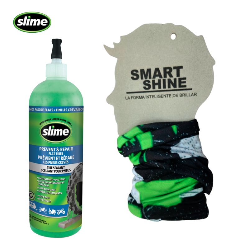 SLIME - Antipinchazos Slime Sellomatic 16 Oz + Cuellero Microfibra