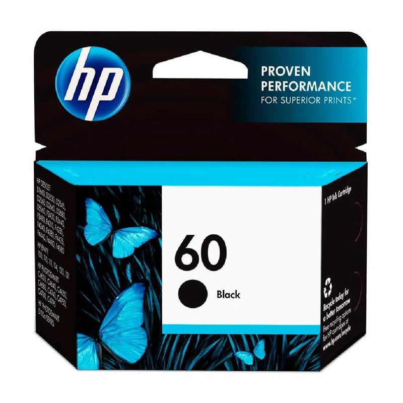 HP - Cartucho De Tinta Hp 60 Negra