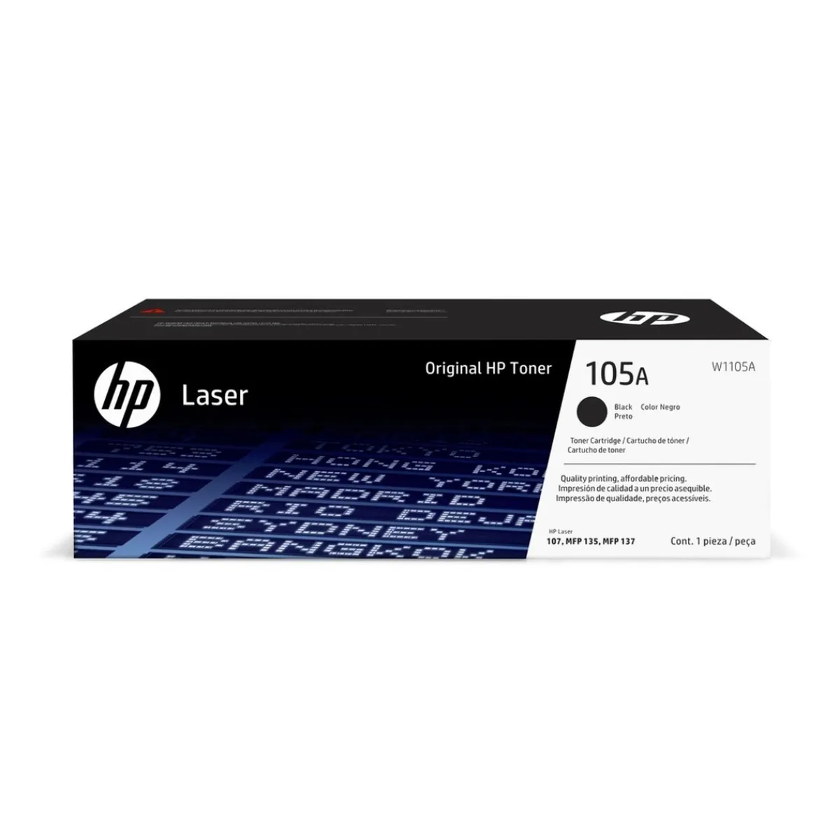 HP - Cartucho De Toner HP 105A Negro Original Laserjet W1105A