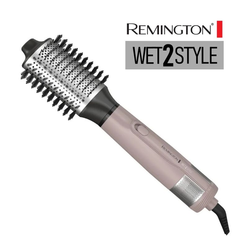 REMINGTON - Cepillo Secador Remington Pro Wet2style - Secador ovalado Volumizador