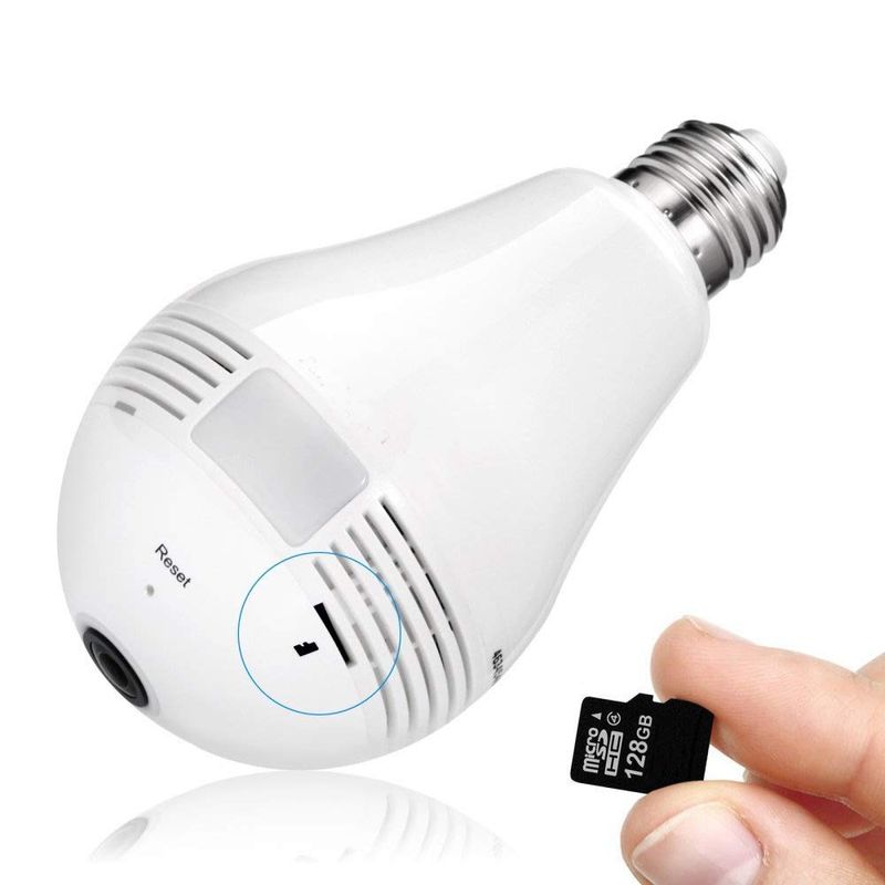 GENERICO - Camara De Seguridad Wifi Tipo Bombillo 960p