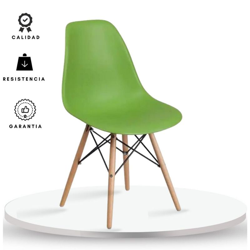 EKONOMODO COLOMBIA - Silla Eames Adulto verde