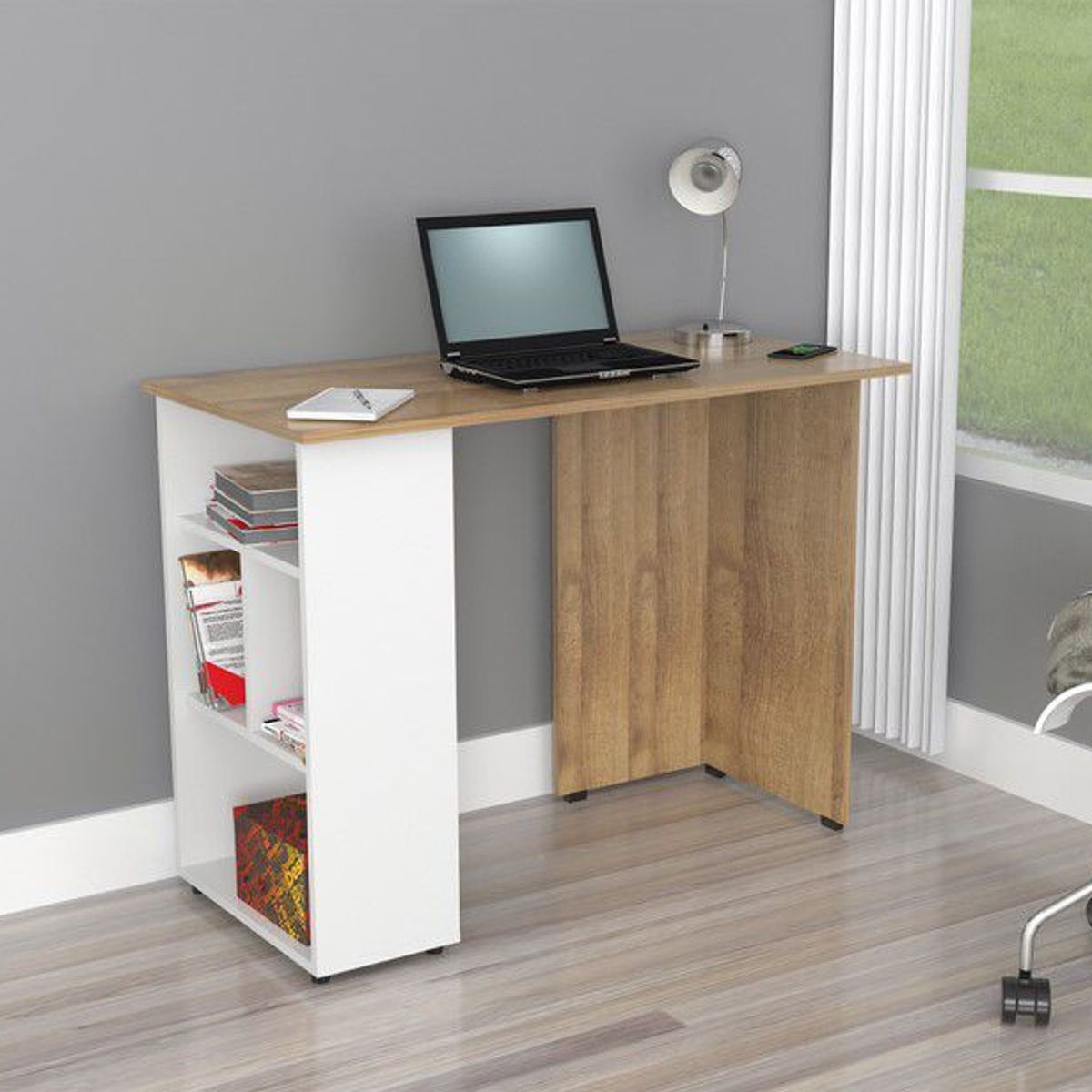 INVAL - ESCRITORIO ES9903 AMARETTOBLANCO