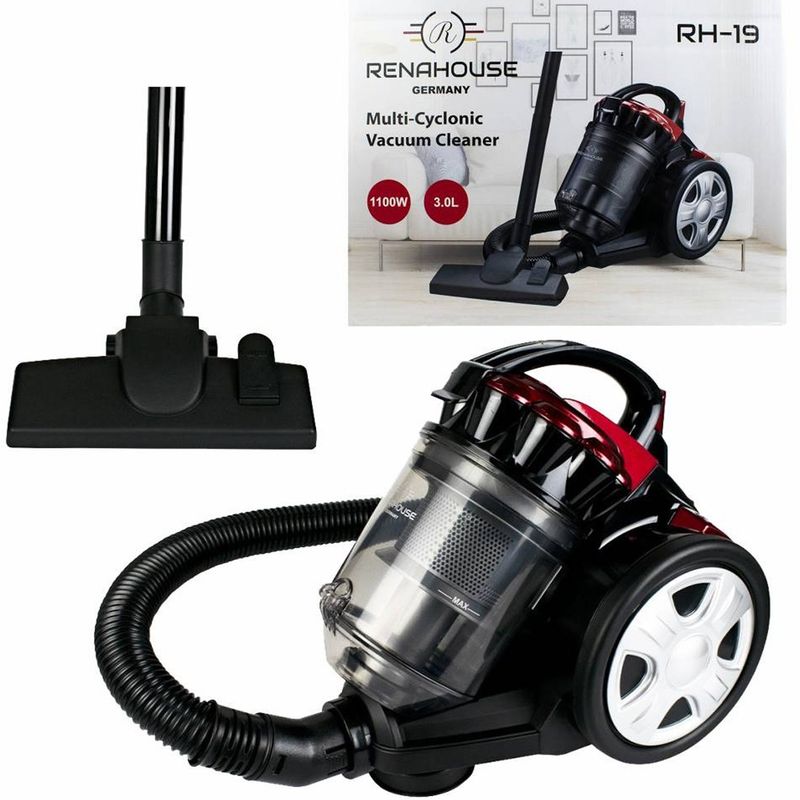 RENAHOUSE - Aspiradora Renahouse Multi Ciclónica 3l 1100w Casa Y Oficina