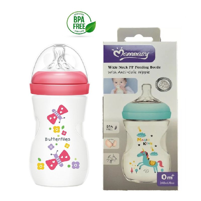 MUNDO BEBE - Tetero Anticolico Antireflujo Para Bebé 8 Oz