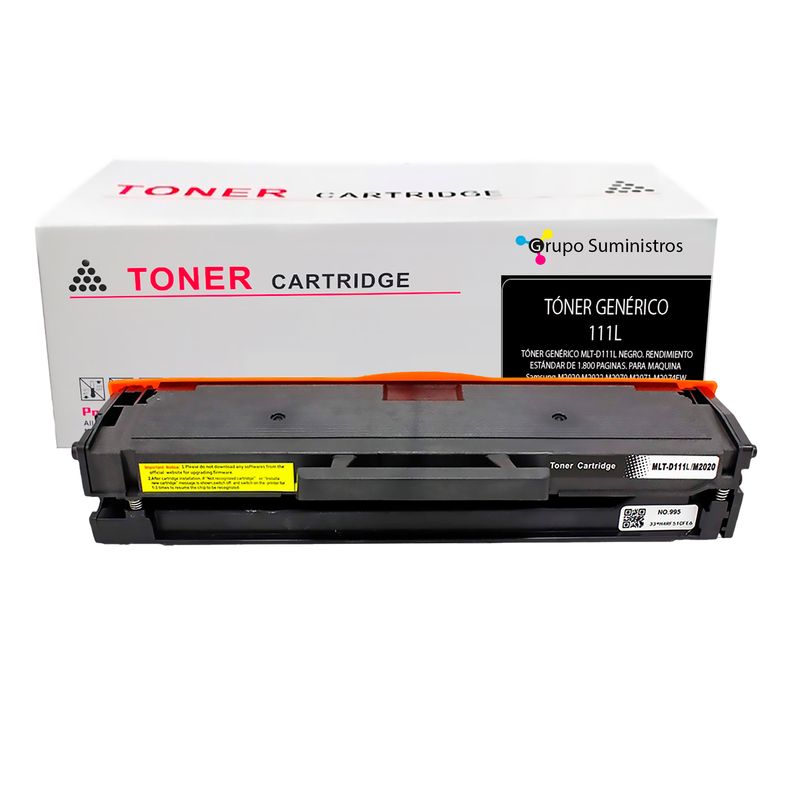 GENERICO - Toner Samsung 111L negro para impresoras Samsung M2020 M2022 M2070 M2074FW M2077 M2026 M2078