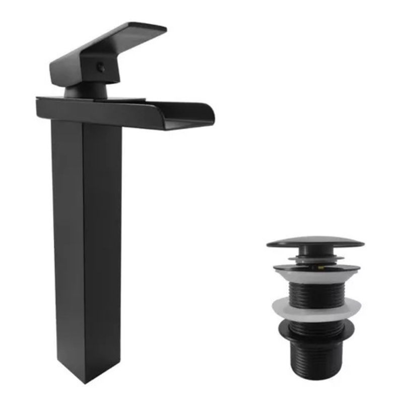 CCOL - Griferia Lvm Poste Alto Mezclador Cascada Canal Ng Push Ng