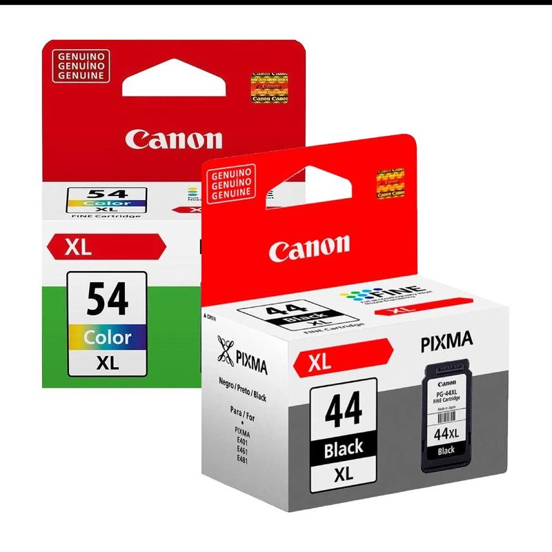 CANON - Combo Cartucho De Tinta Canon 44XL Negro y 54XL Tricolor Original