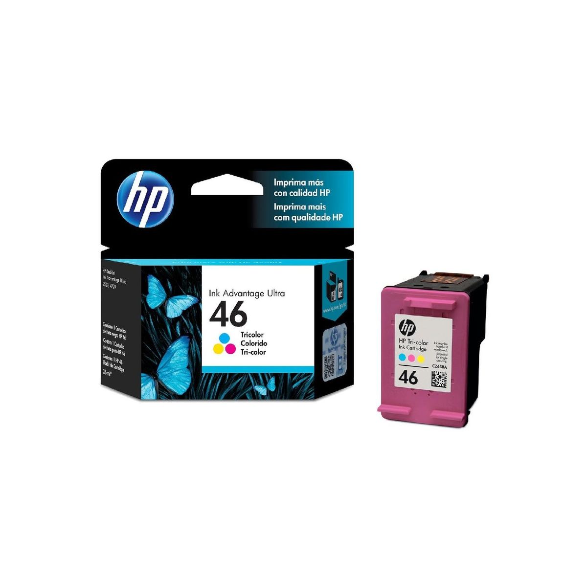HP - Cartucho De Tinta Hp 46 Tricolor