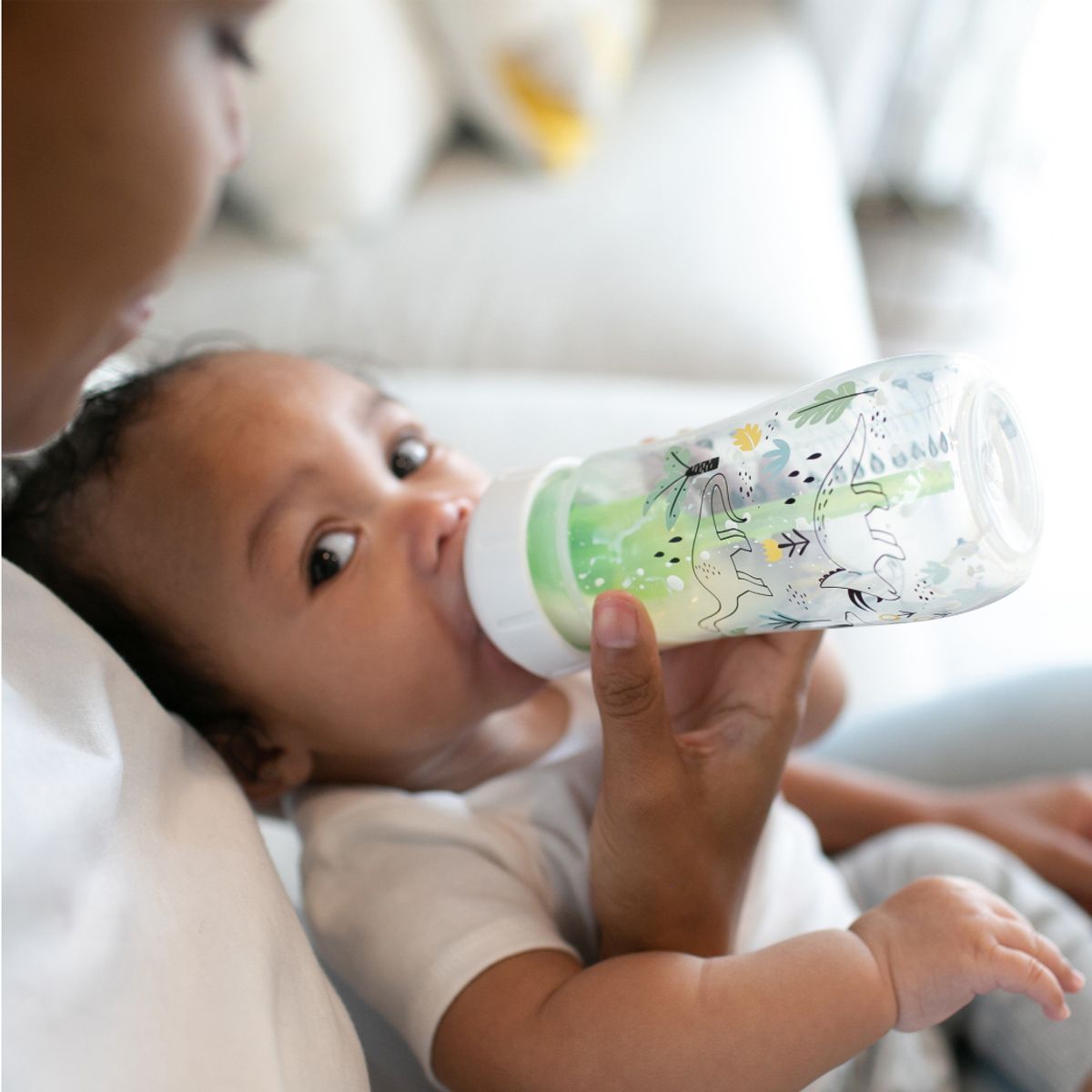 DR BROWNS - Teteros Boca Ancha de 9 Onzas Decorado Dinosaurios N-1_0-3m