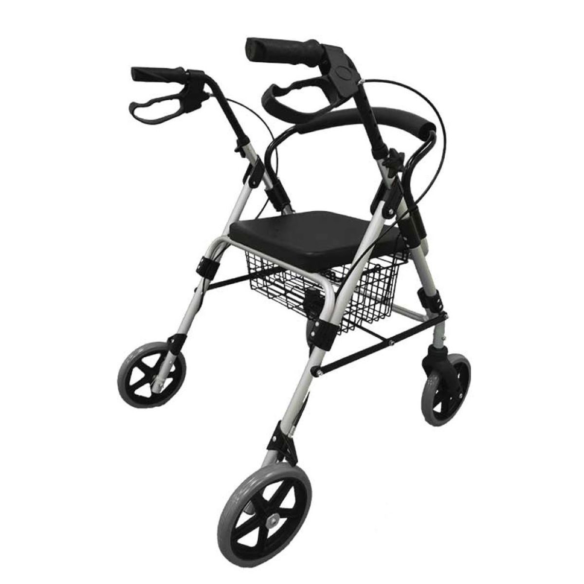 TME - Caminador de 4 ruedas Plegable Asiento Rígido TME 965LH1