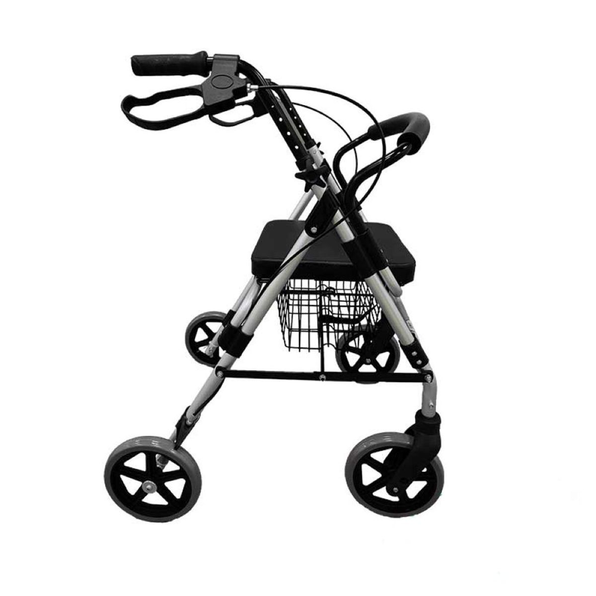 TME - Caminador de 4 ruedas Plegable Asiento Rígido TME 965LH1