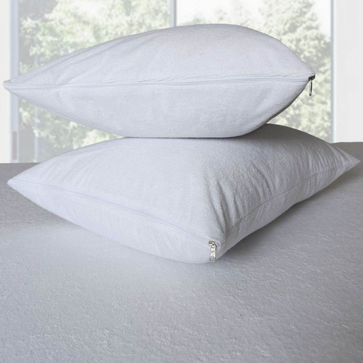 HOGARETO - Set x 4 Protector impermeable para almohada 70x50cm Hogareto.