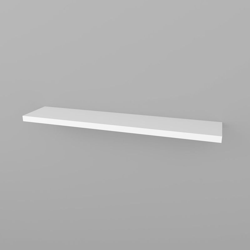 GENERICO - Repisa Flotante en Madera 120cm Blanco