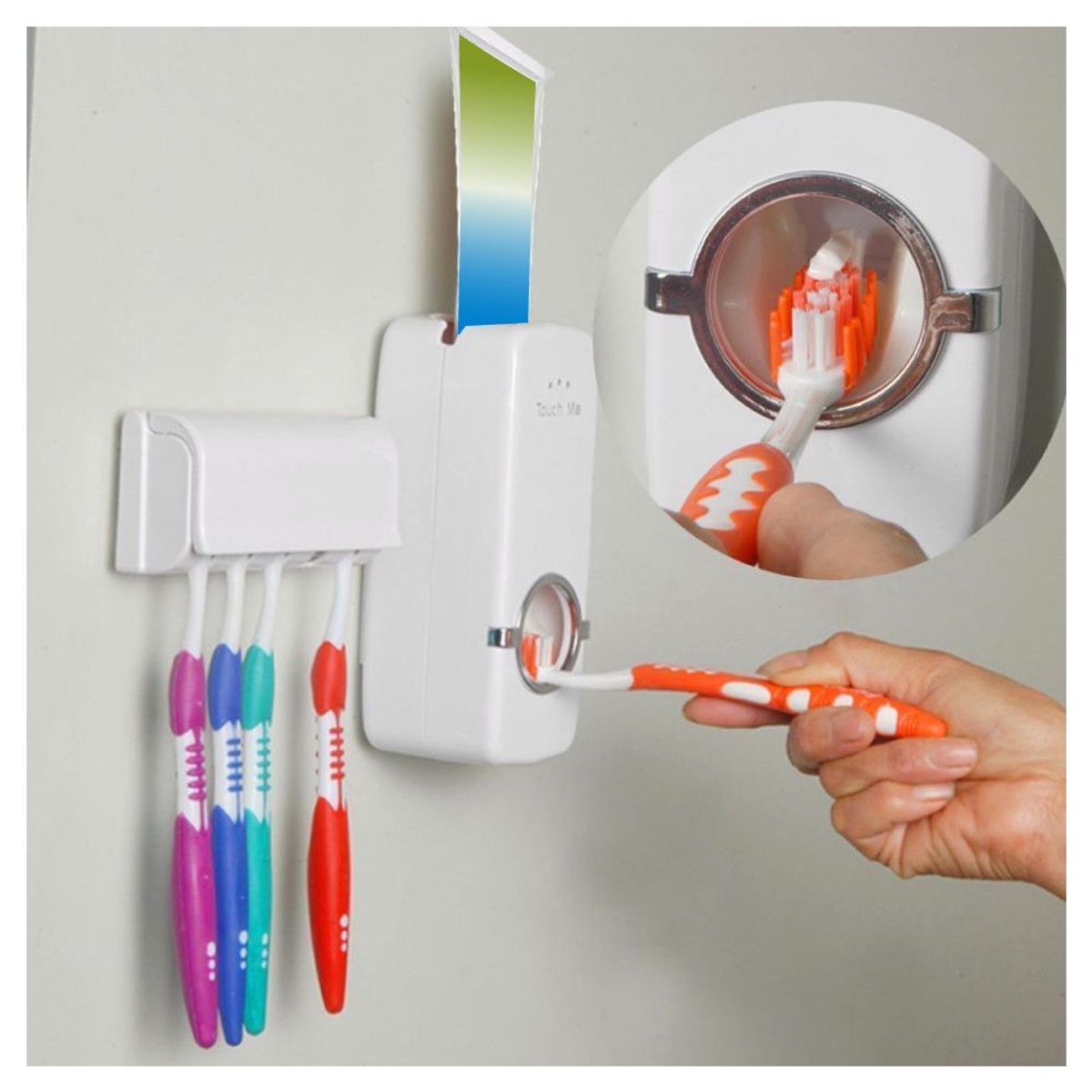 ONE PIXEL - Dispensador De Crema Dental Con Soporte Para Cepillos ONE PIXEL