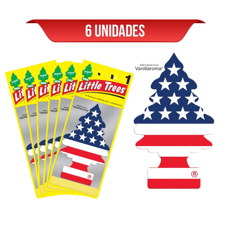 LITTLE TREES - Ambientador Little Trees Vanilla Pride x6 Und