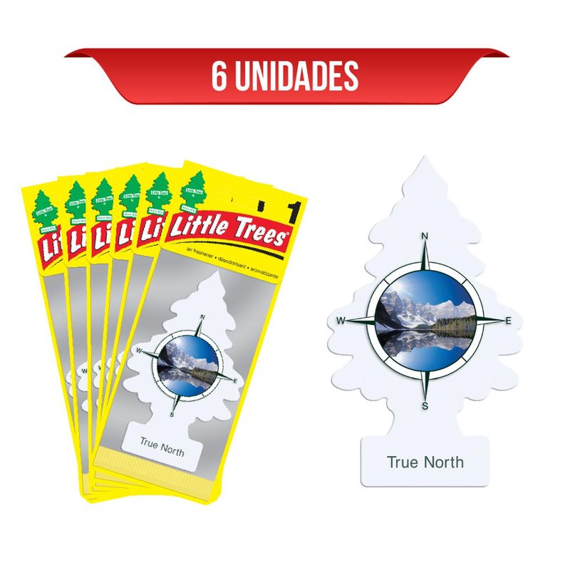LITTLE TREES - Ambientador Little Trees True North x6 Und
