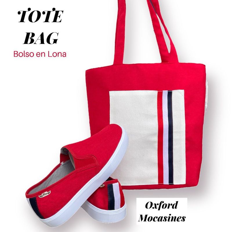 XIAN SHOES - combo mocasin tomy rojo