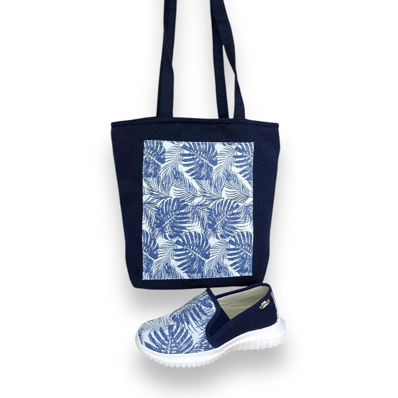 XIAN SHOES - combo ultraliviano etnia azul