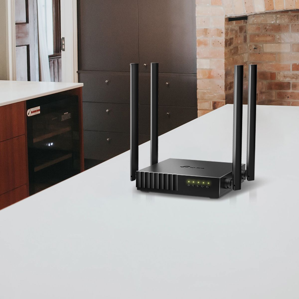 TP LINK - Router WiFi Banda Dual AC1200, TP-Link Archer C50 / 4 Antenas