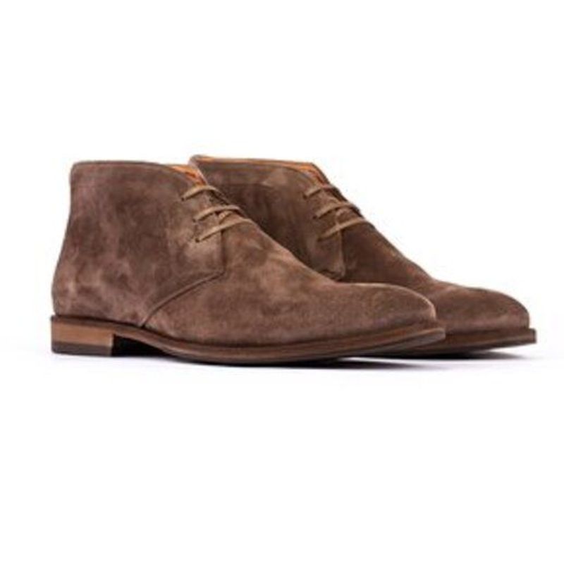 OVERSTATE - Botas En Cuero Gamuza Para Hombre   Overstate CA-7477-1627ov Arena