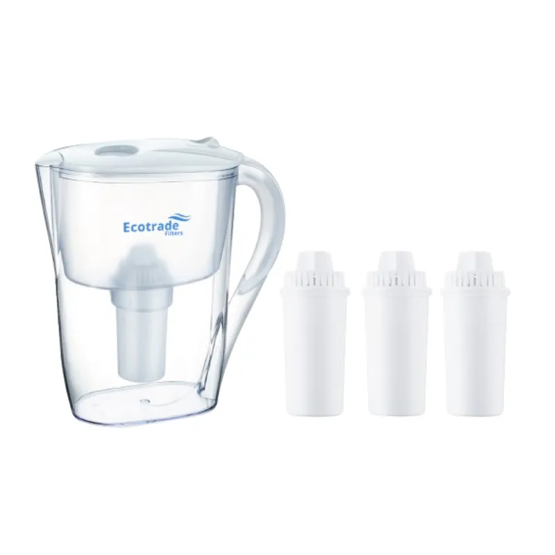 ECOTRADE FILTERS - Jarra Purificadora Agua Alcalina mas 3 Repuestos Ecotrade