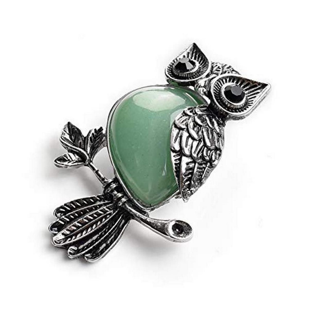 DAYOSHOP - Collar Buho Cuarzo Jade Mas Estuche