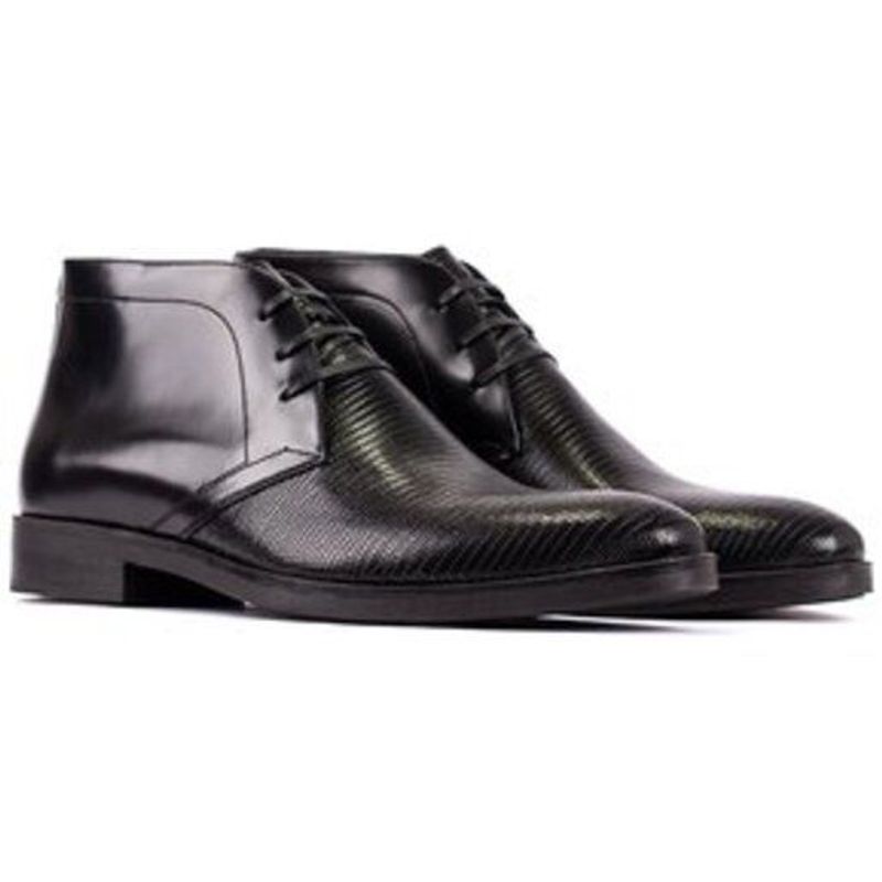 OVERSTATE - Botas En Cuero Para Hombre   Overstate FO-7477-4448OV Negro