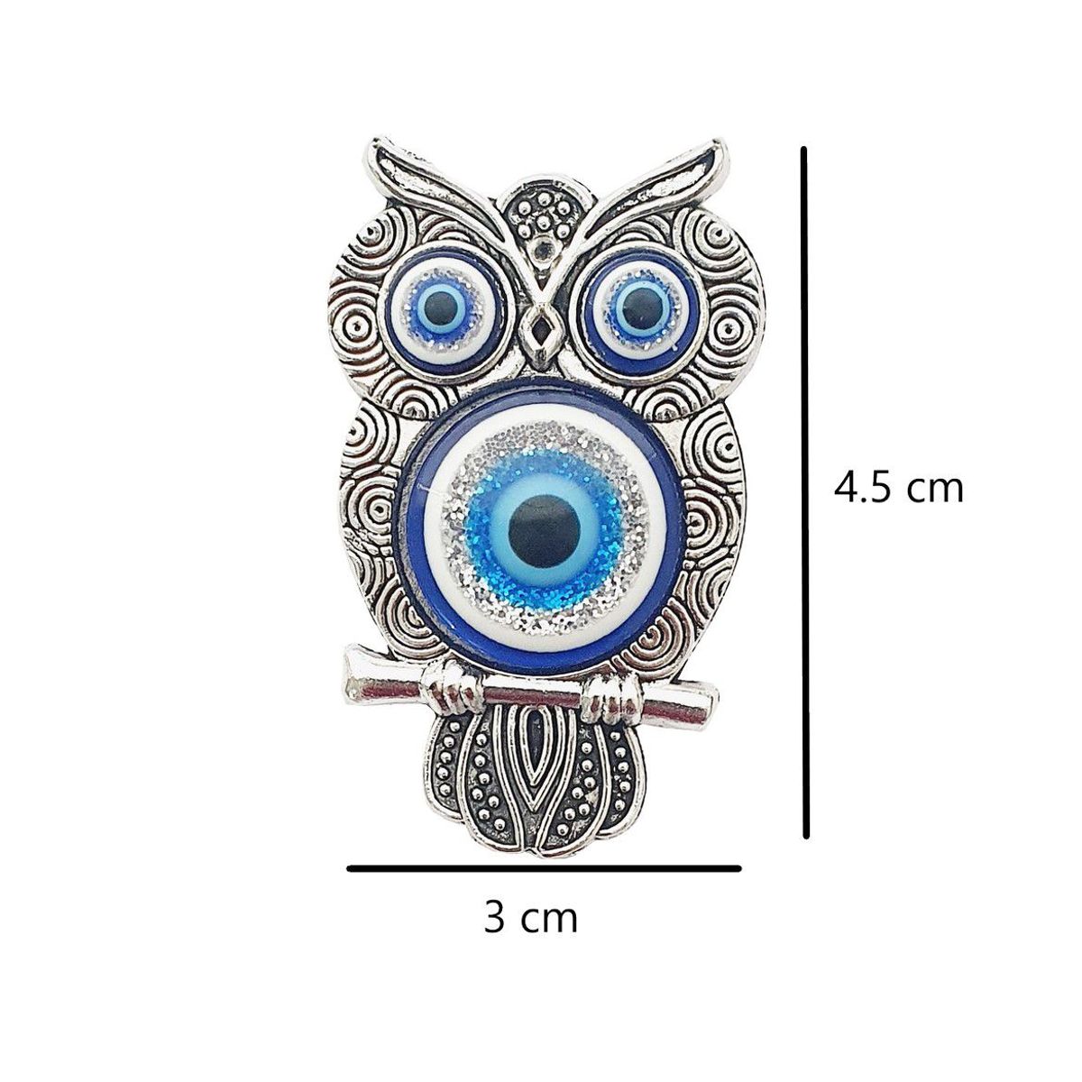 DAYOSHOP - Iman Decorativo Búho Ojo Turco Para La Nevera