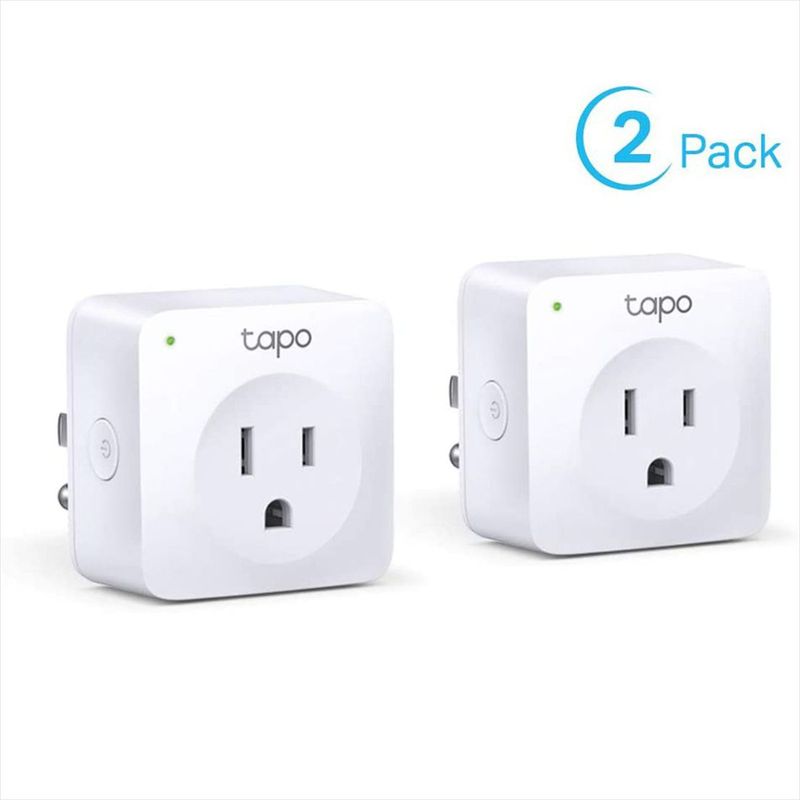 TP LINK - Enchufe Inteligente Wifi Google Alexa Tp-link Tapo P100 2-pack