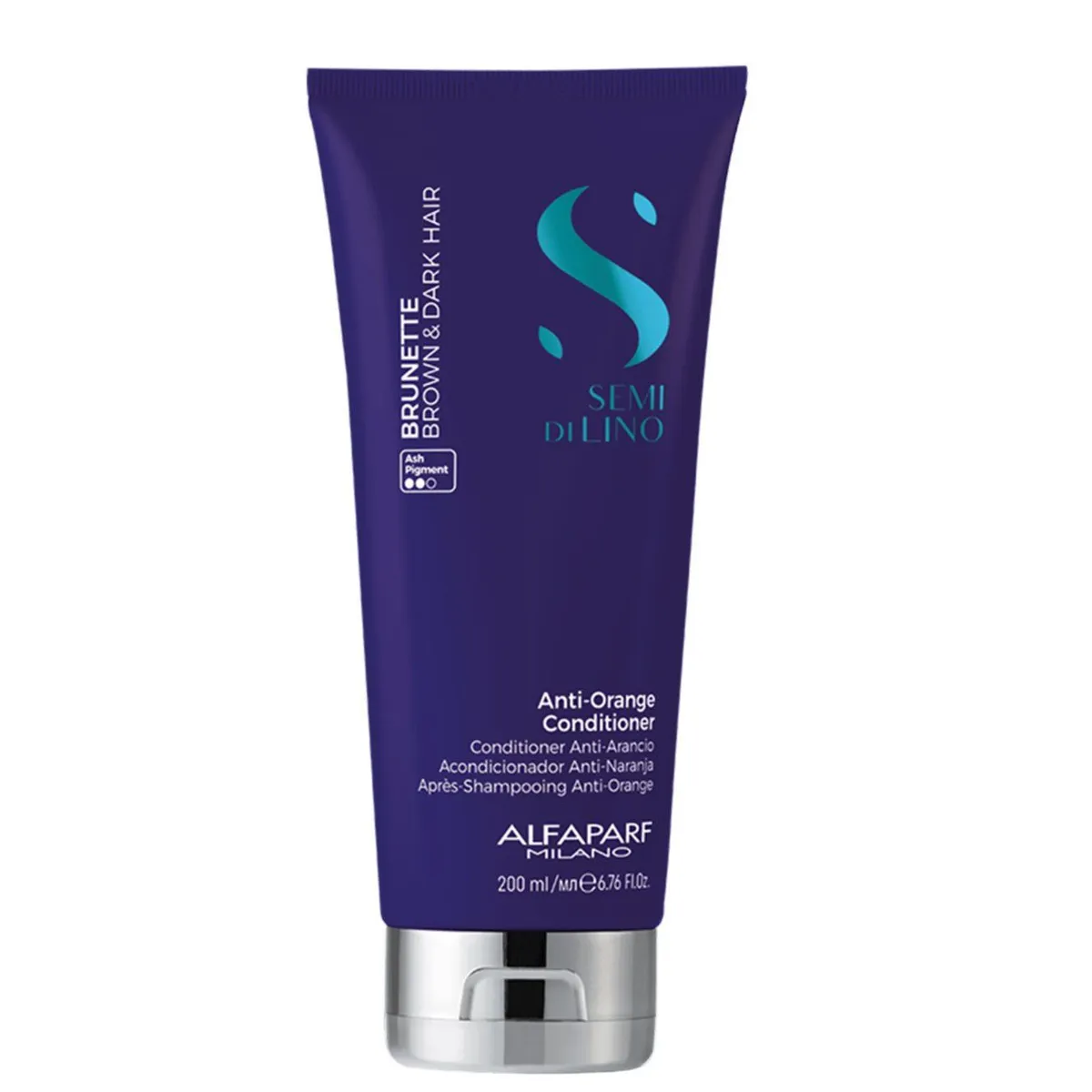ALFAPARF MILANO - Acondicionador Alfaparf Anti-orange 200ml Semi Di Lino Brunette