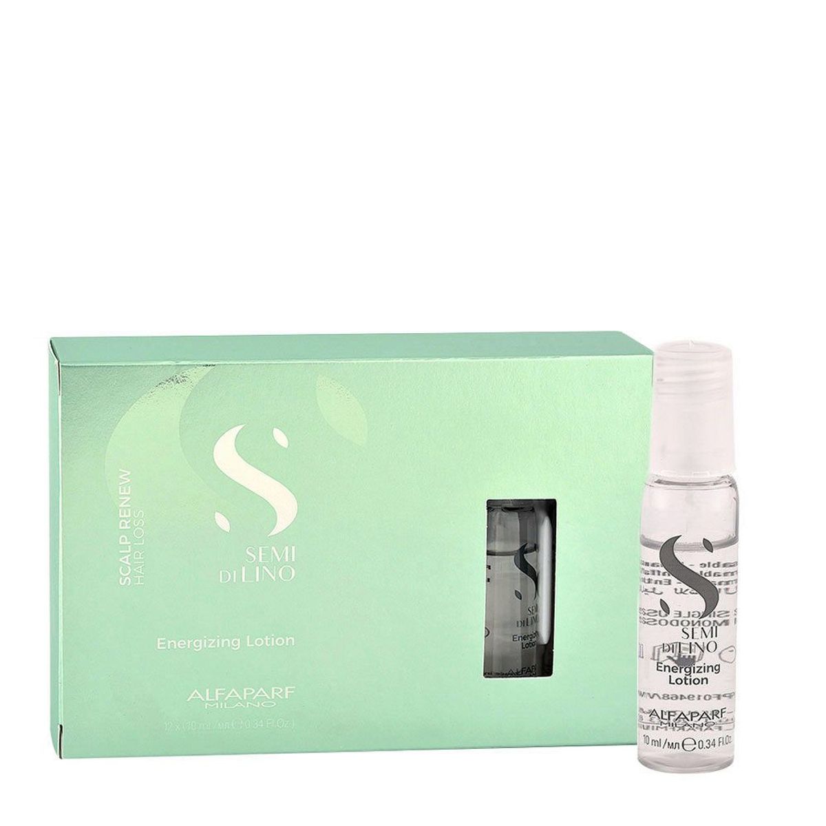 ALFAPARF MILANO - Ampolletas Energizantes Alfaparf Semi Di LIno 12X10mL Energizing