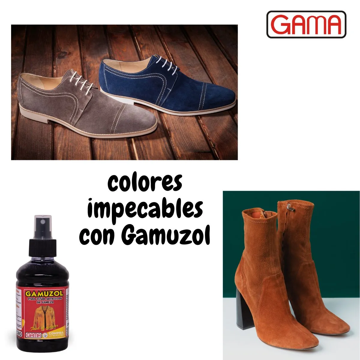 GAMA - Tintura para gamuza Gamuzol
