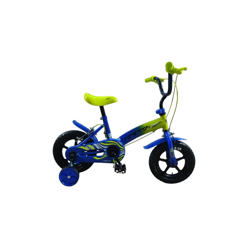 GW - Bicicleta Infantil GW Bugs Con Auxiliares Rin 12 Azul