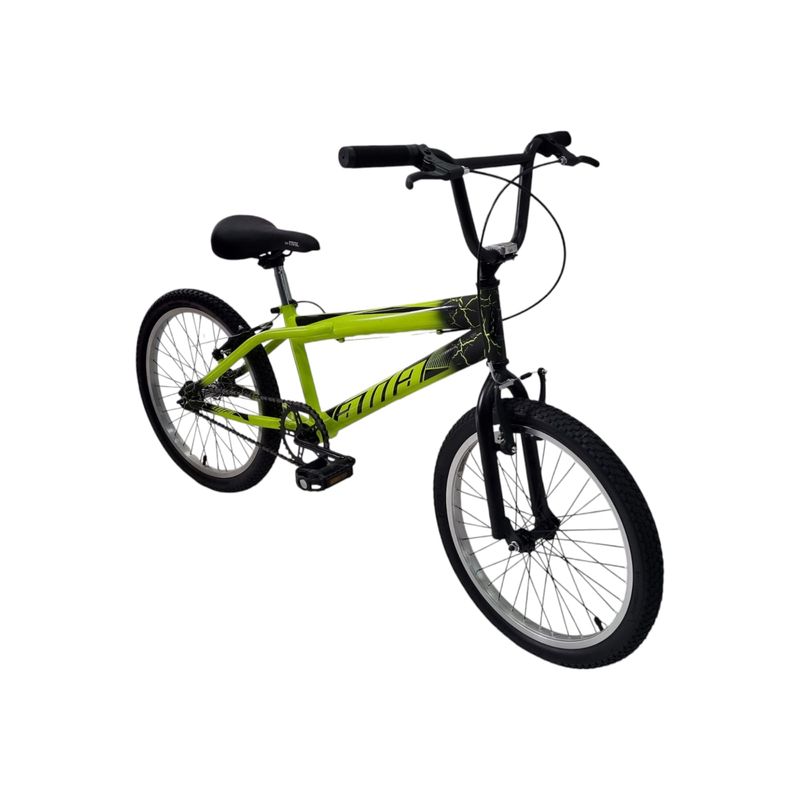 ATILA - Bicicleta Atila Tipo Cross Rin 20 Infantil Niños Verde Neon