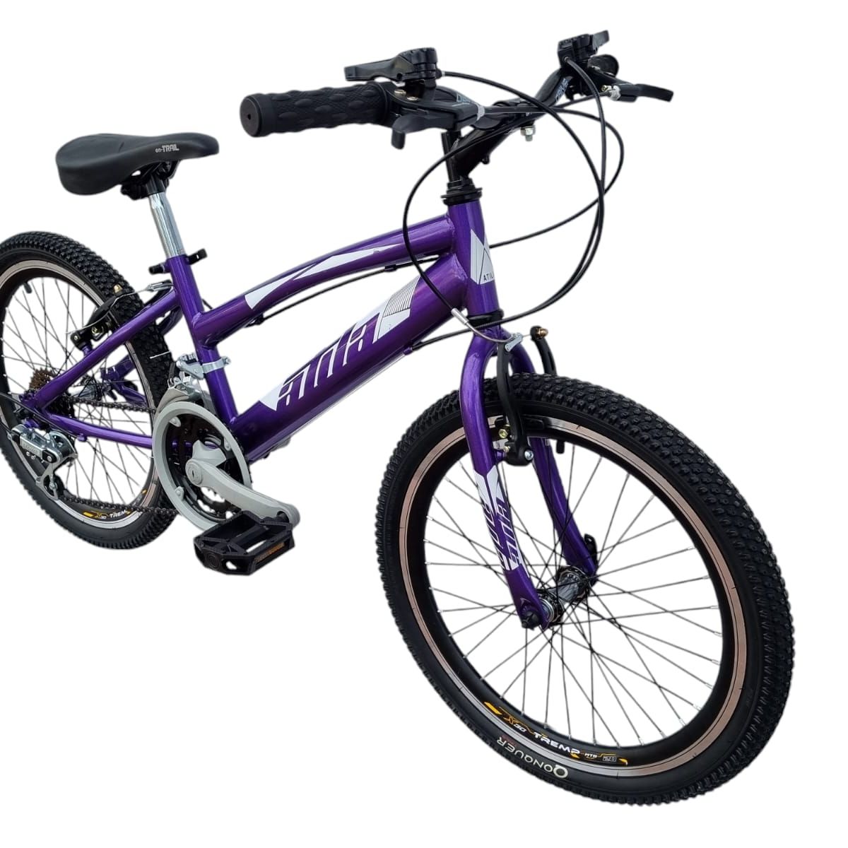 ATILA - Bicicleta Todo Terreno Atila Rin 20 Aro Aluminio D/P Morada