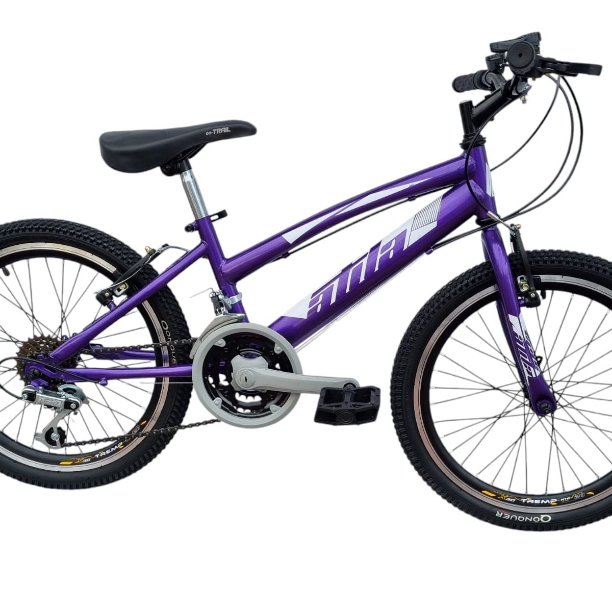 ATILA - Bicicleta Todo Terreno Atila Rin 20 Aro Aluminio D/P Morada