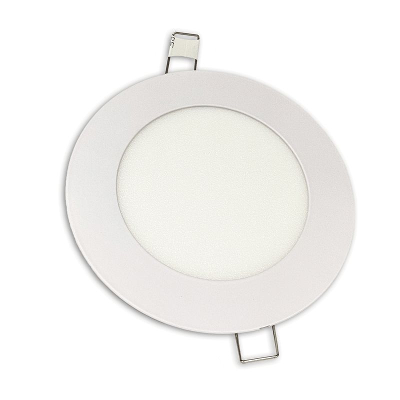 VCP - Panel Led 6w Incrustar Embutir Redondo Luz Neutra Certifica