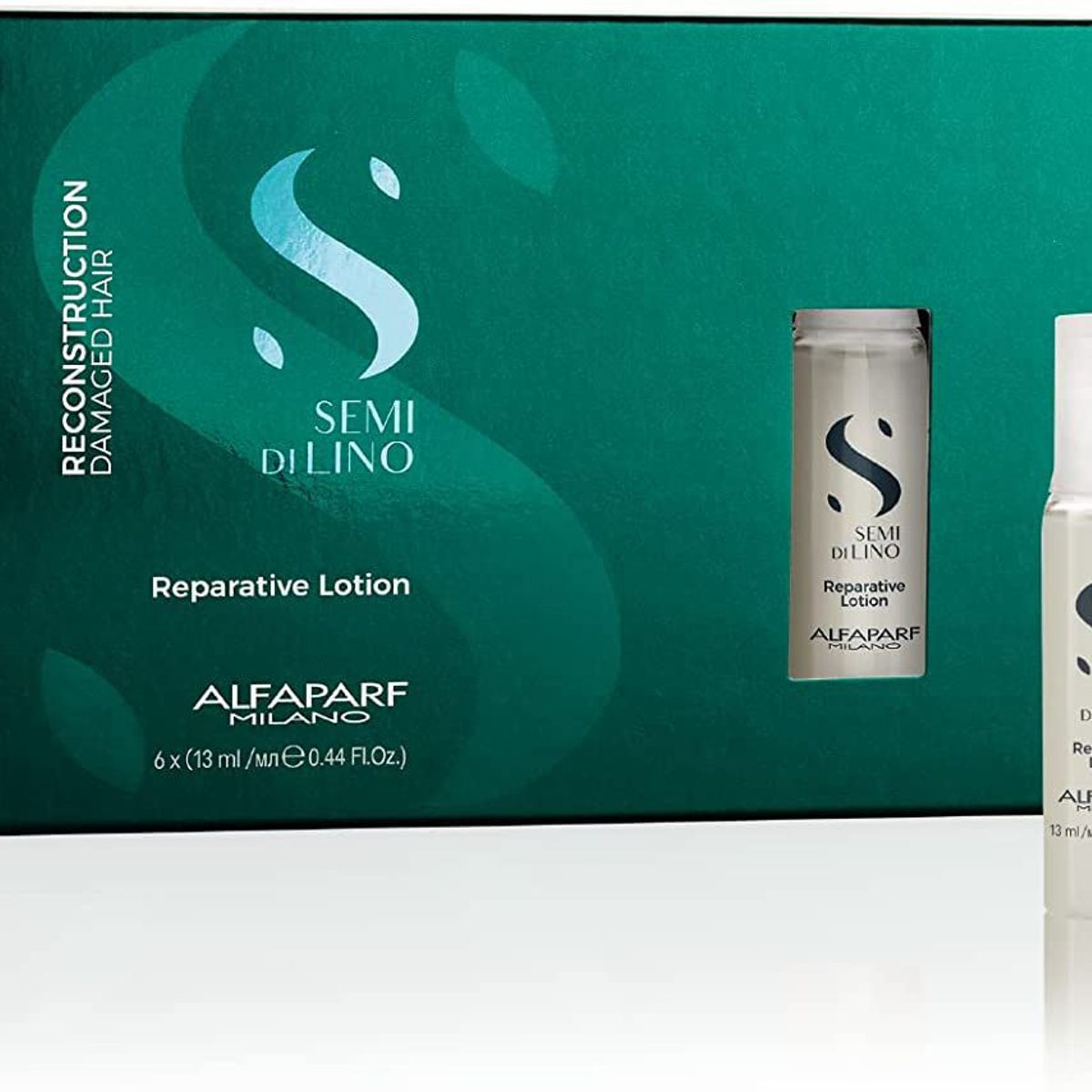 ALFAPARF MILANO - Ampolletas Reparadoras Alfaparf Semi Di LIno 6X13mL Reparative Lotion