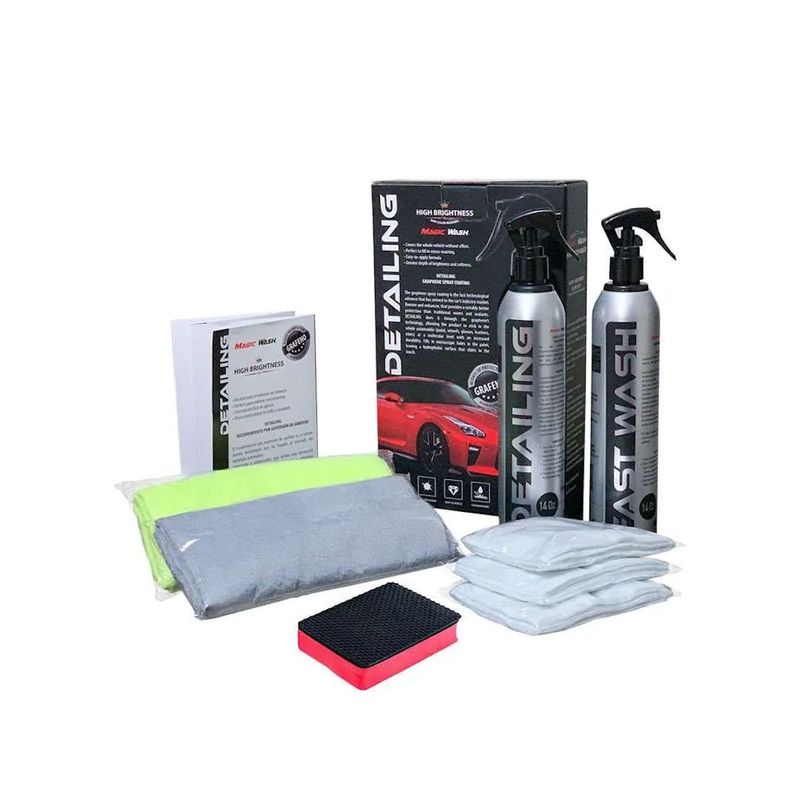 MAGIC WASH - Kit Detailing Nano Recubrimiento De Grafeno
